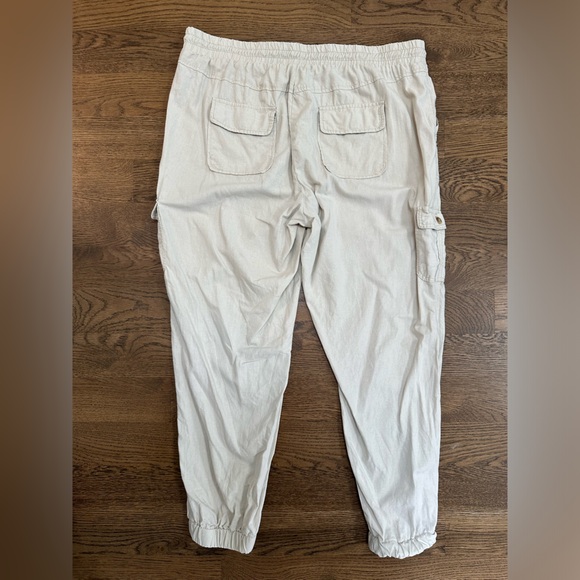 Cafe Marrakesh linen blend joggers size large - Picture 5 of 5